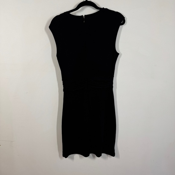 Derek Lam 10 Crosby Black Sleeveless Twist Front Mini Dress Gold Button Detail S - Picture 8 of 12